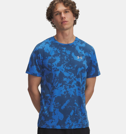 t-shirt manches courtes lauch a imprimé UA Blue Atlantis / Washed Navy / Reflective
