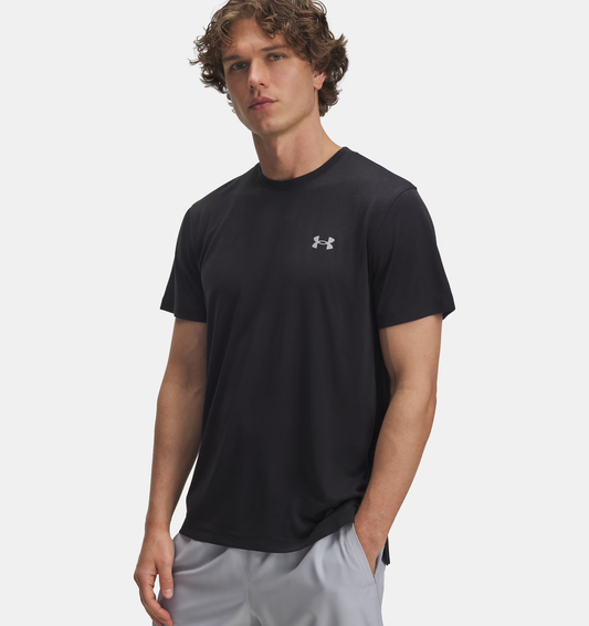 t-shirt manches courtes Noir / refletective