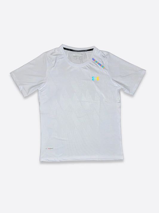 FLUORENSCENT ACTIVE T-SHIRT - WHITE