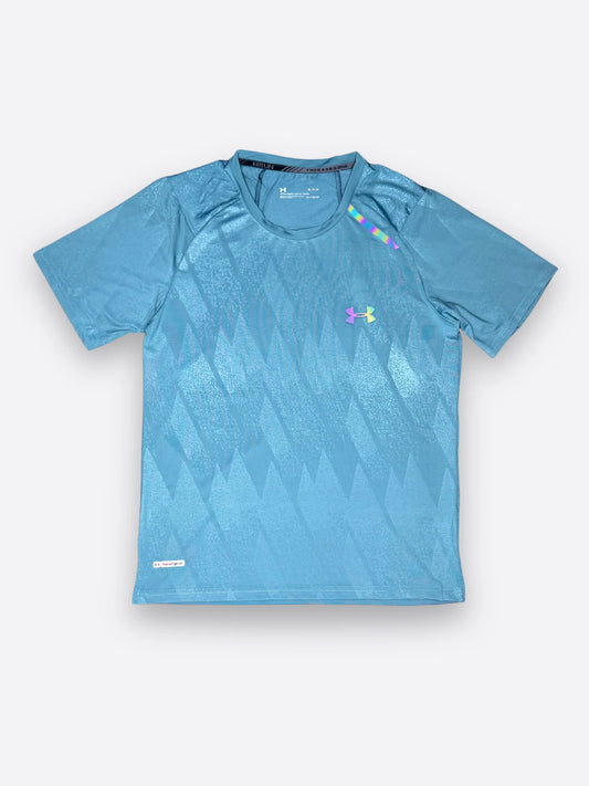 FLUORENSCENT ACTIVE T-SHIRT - CYAN BLUE GREEN