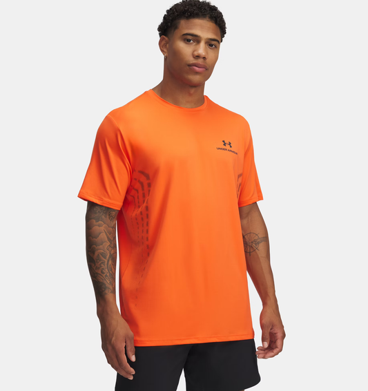 Haut a manches courtes a motifs UA vanish energy fire/ black