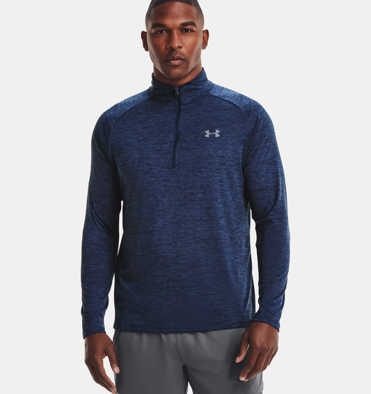 Haut à manches longues et zip pour homme Academy / Steel