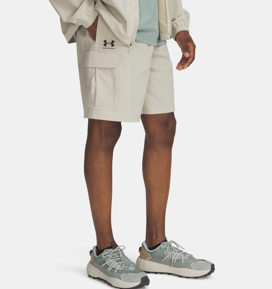 Short cargo 20 cm pour homme Khaki Base / Black