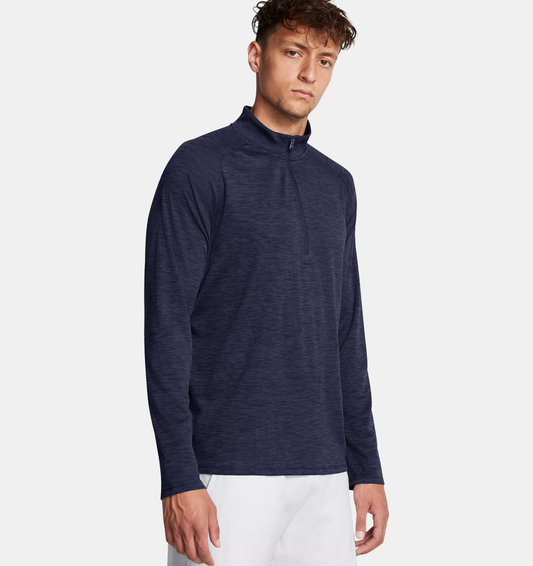 Haut ½ zip pour homme Midnight Navy / White